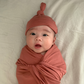 Blake Swaddle Blanket with Hat 120X120cm