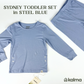 Sydney Toddler Organic Bamboo Sleepwear Long Sleeve Pajama Set