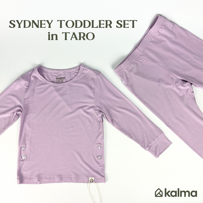 Sydney Toddler Organic Bamboo Sleepwear Long Sleeve Pajama Set