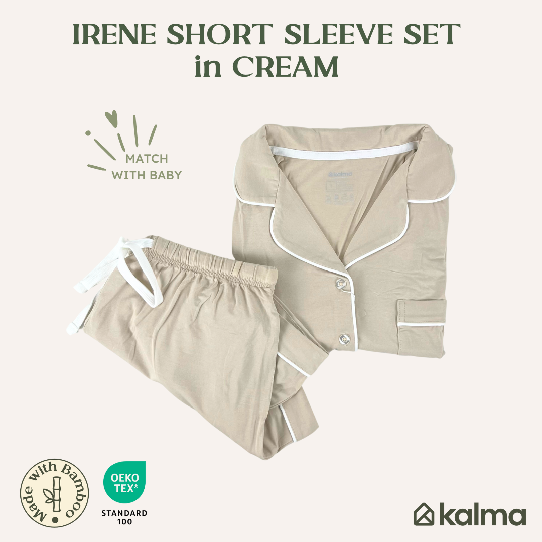 Irene Bamboo Short Sleeve Pajama Set (VARIOUS COLORS)