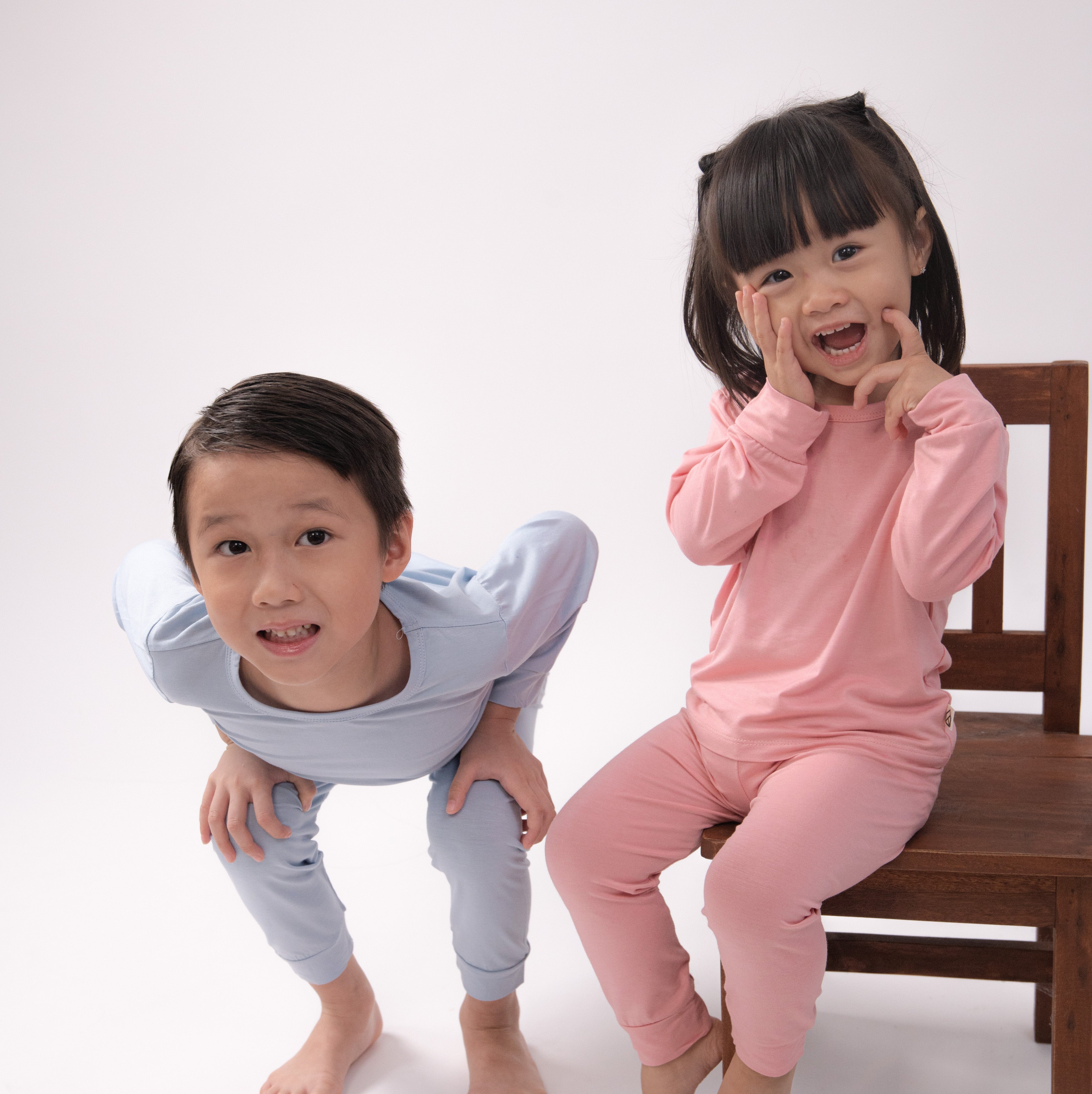 Sydney Toddler Organic Bamboo Sleepwear Long Sleeve Pajama Set Kalma