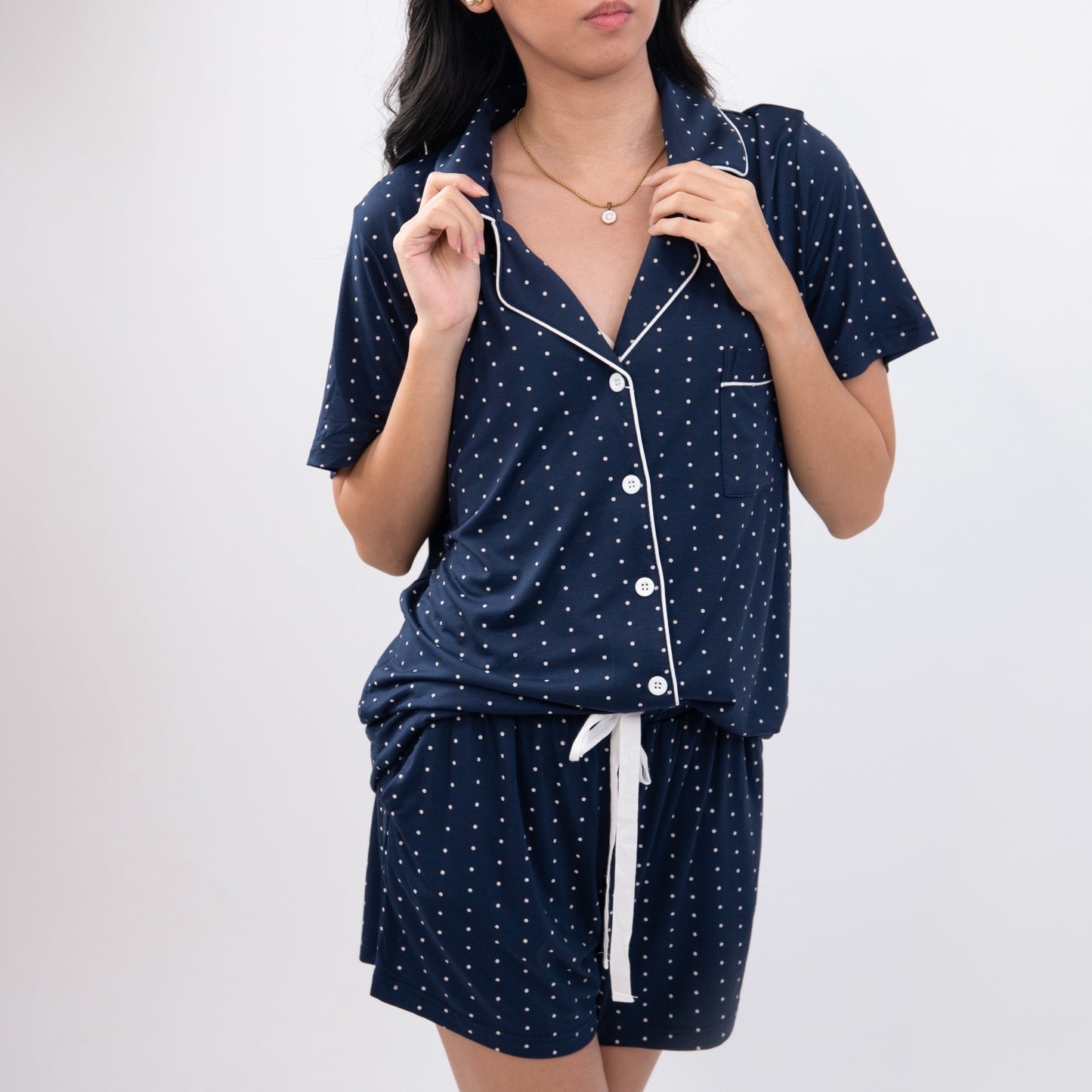 Irene Bamboo Short Sleeve Pajama Set (VARIOUS COLORS)