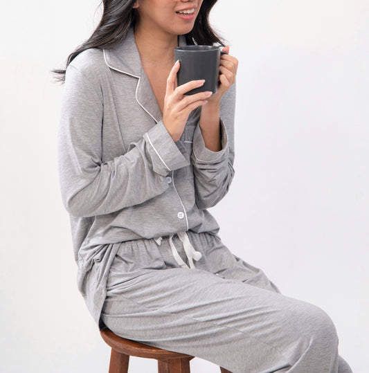 Lana Bamboo Long Sleeve Pajama Set (10 COLORS)