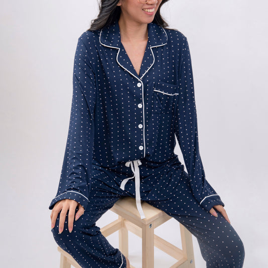 Lana Bamboo Long Sleeve Pajama Set (10 COLORS)