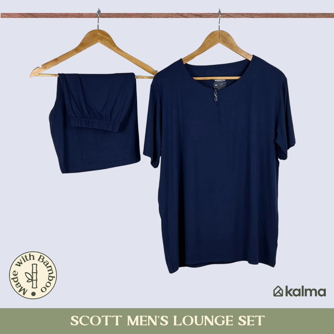 Scott Mens Short Bamboo Lounge Set