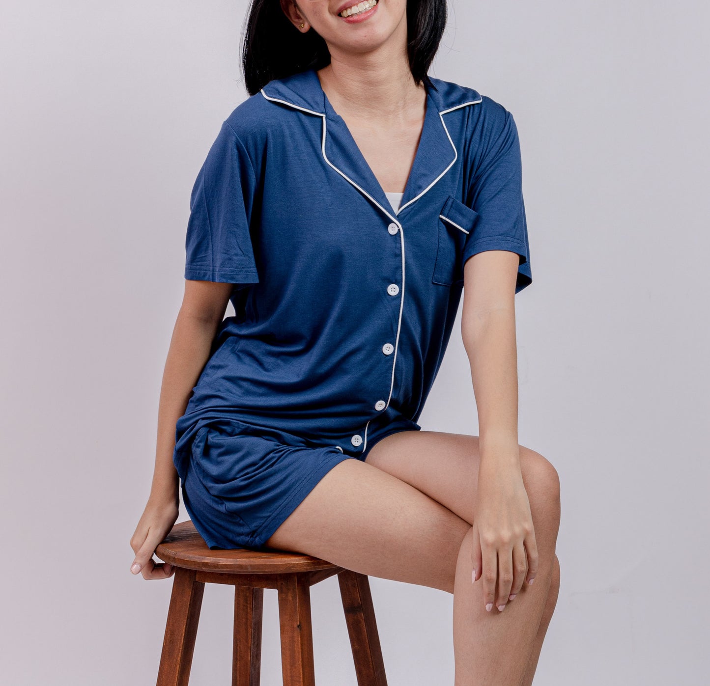 Irene Bamboo Short Sleeve Pajama Set (VARIOUS COLORS)